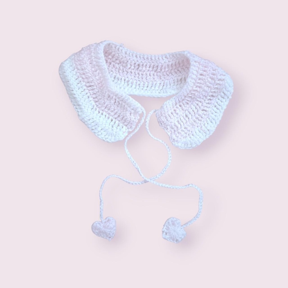 Hand crocheted fairy kei / spank kei / fancy collar
